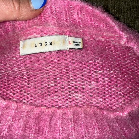 Lush Pink and Red Sweater - Picture 3 of 4